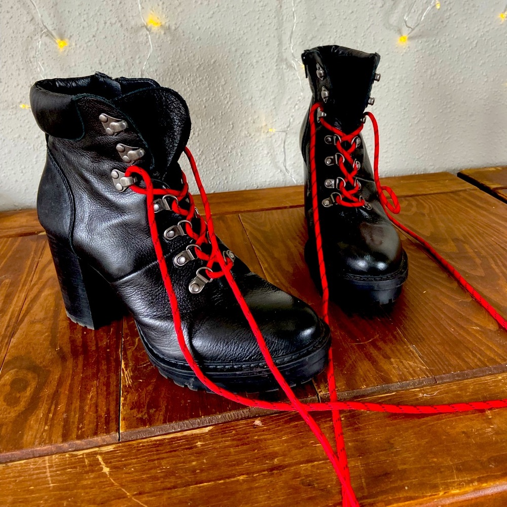 leather boots